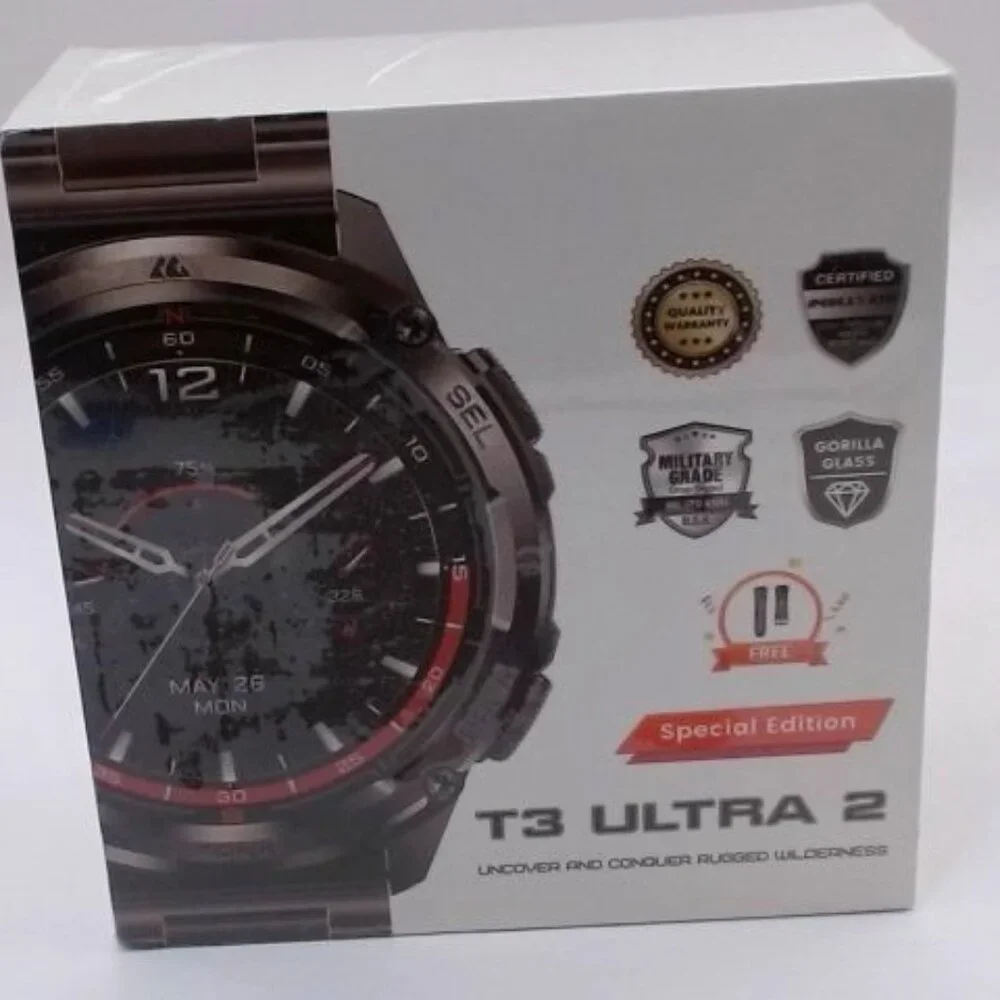 T3 Ultra‎ 2 Rugged Smartwatch Special Edition Stainless Steel | New